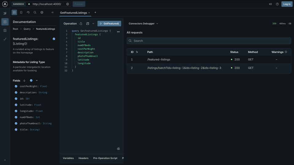 Connectors Debugger in Sandbox
